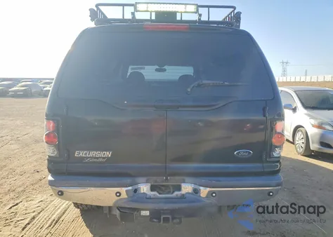 2001 Ford Excursion Limited from USA, damaged, VIN 1FMNU42S41EB01039